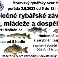 Rybářské závody na nádrži Moštěnice 3.6.2023