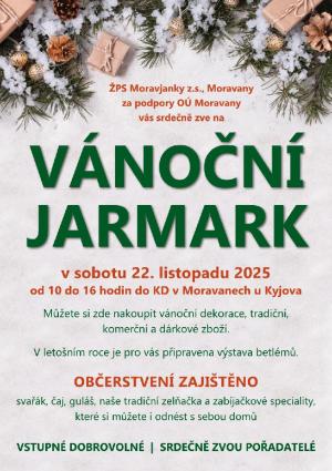 Vánoční Jarmar Moravany 2025